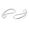 304 Stainless Steel Earring Hooks STAS-N108-29P-3