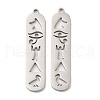 Non-Tarnish 304 Stainless Steel Pendants STAS-L020-003P-1