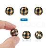 Natural Wooden Beads WOOD-TAC0010-05I-17