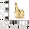 Brass Micro Pave Cubic Zirconia Pendants KK-P308-52G-3