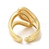 Brass Micro Pave Cubic Zirconia Open Cuff Rings RJEW-U008-38G-3