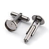 304 Stainless Steel Cuff Buttons STAS-Z015-33D-2