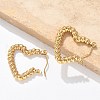 304 Stainless Steel Hoop Earrings for Women EJEW-L296-038G-2