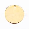 201 Stainless Steel Stamping Blank Tag Pendants STAS-G137-03G-2