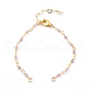 Natural Mixed Stone Handmade Beaded Chains Bracelet Making AJEW-JB00907-2