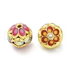 Brass Rhinestone Beads KK-Q080-01C-2