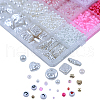 DIY 24 Style Acrylic & ABS Beads Jewelry Making Finding Kit DIY-NB0012-02H-2