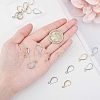 Brass Earring Hooks KK-FH0001-24-3