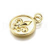 Rack Plating Brass Micro Pave Cubic Zirconia Pendants X-KK-K401-80G-2