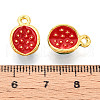 Alloy Enamel Charms PALLOY-T090-52-3
