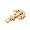 PVD Vacuum Plating 201 Stainless Steel Pendants STAS-K250-15-3
