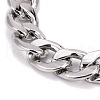 Tarnish Resistant 304 Stainless Steel Curb Chains Bracelets BJEW-JB06273-4