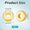 40Pcs Brass Spacer Beads KK-LP0001-11-2