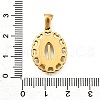 Golden 304 Stainless Steel Pendants STAS-K300-02G-I-3