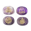 4Pcs 4 Styles Natural Amethyst Display Decorations G-F786-02B-01-1