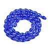 Transparent Glass Beads Strands X-EGLA-N013-T10mm-D11-2