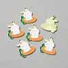 Alloy Enamel Pendants ENAM-TAC0020-02LG-1