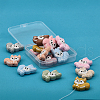 Globleland 20Pcs 10 Colors Squirrel Food Grade Eco-Friendly Silicone Focal Beads SIL-GL0001-02-5
