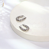 Non-Tarnish 304 Stainless Steel Hoop Earrings IQ5375-2-2