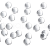  100Pcs Natural Quartz Sphere Beads G-NB0005-51A-1