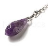 Natural Amethyst Dowsing Pendulum Big Pendants G-H286-03P-04-3