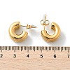 304 Stainless Steel Stud Earrings EJEW-U051-02G-5