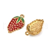304 Stainless Steel Enamel Pendants STAS-Z140-05G-02A-2