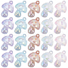 SUNNYCLUE 24Pcs 6 Colors Bubble Style Transparent Acrylic Pendants MUSH-SC0001-01-1