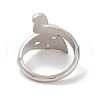 Alloy Peacock Open Cuff Ring SENE-PW0017-10B-3