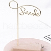Metal Word Bar Earring Display Stands PW-WG61B9A-01-3