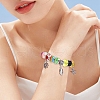 15 Colors Resin European Beads RESI-YW0001-91-6