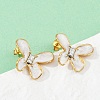 304 Stainless Steel Butterfly Stud Earrings EJEW-S268-01G-B-2