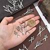 15Pcs 3 Styles 304 Stainless Steel Pendants STAS-CJ0002-49-4