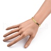 Brass Cobs Chain Bracelets BJEW-JB05409-01-5