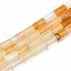 Natural Topaz Jade Beads Strands G-S366-087-2