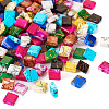 180Pcs 9 Colors 2-Hole Drawbench Glass Seed Beads SEED-TA0001-06-11