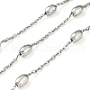Tarnish Resistant 304 Stainless Steel Oval Link Chains CHS-M005-01P-2