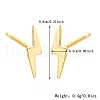S925 Sterling Silver Lightning Stud Earrings OB5526-1-1