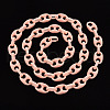 Handmade Opaque Acrylic Coffee Bean Chains CHAC-ZX0001-01H-2