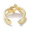 Brass Cuff Rings RJEW-G310-07G-3