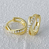 Elegant S925 Sterling Silver 8-shaped Hoop Earrings XK8760-1-3