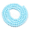 Electroplate Glass Beads Strands EGLA-A044-P2mm-A06-3