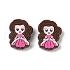 Princess Food Grade Silicone Focal Beads SIL-A008-05B-1