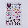 Butterfly Flaps Filler Stickers(No Adhesive on the back) DIY-TAC0005-30C-1