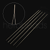 Stainless Steel Collapsible Big Eye Beading Needles ES001Y-S-100mm-2