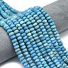 Dyed Natural Map Stone Beads Strands G-P575-A21-8x5mm-03-1