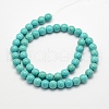 Synthetic Turquoise Beads Strands X-TURQ-F007-01B-4mm-3