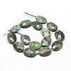 Natural Ruby in Zoisite Beads Strands G-P071-70-2