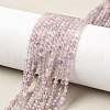 Faceted Natural Amethyst Beads Strands G-RM241221-B42-1