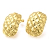 Rack Plating Rectangle Brass Stud Earrings EJEW-I310-06G-1